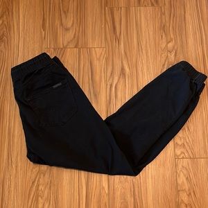black cargo pants